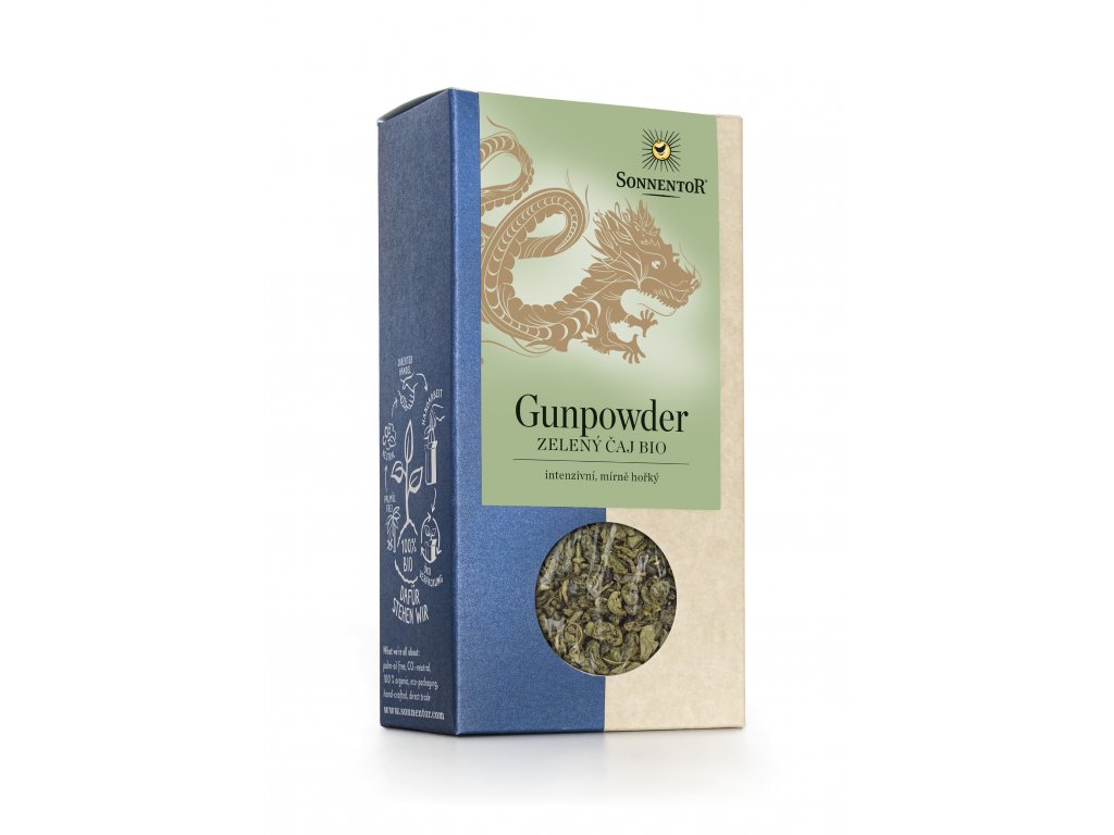 Sonnentor Gunpowder - zelený čaj bio syp. 100g