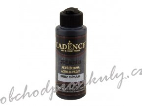 akrylova barva cadence premium 120 ml black cerna