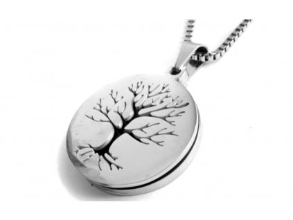 řetízek - náhrdelník - chirurgická ocel - strom života