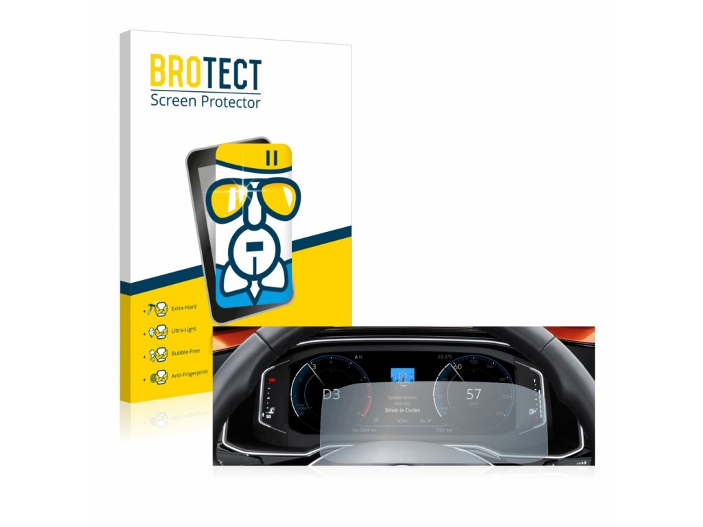 Tvrzené sklo BROTECT AirGlass  pro Volkswagen Polo 6 Digital Cockpit Pro