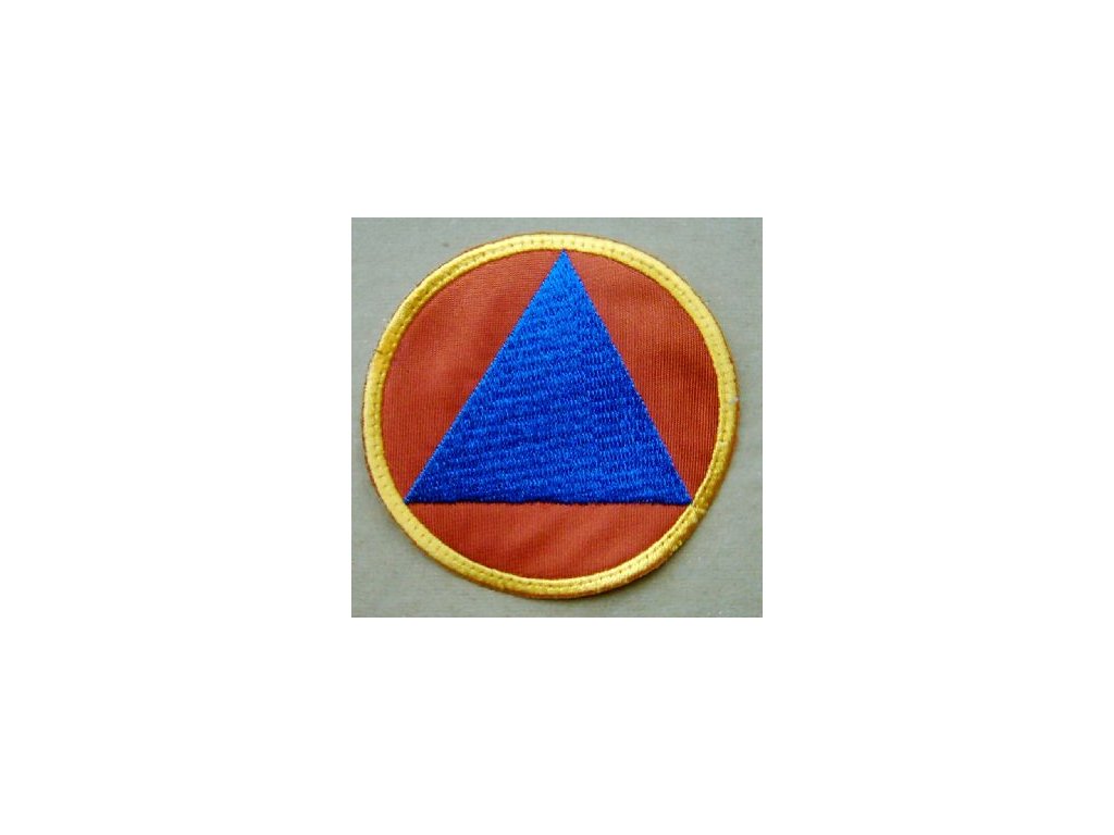 Nášivka civilní ochrana trojúhelník, originál CO Česká republika