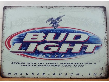 Plechová dekorační cedule Bud beer USA