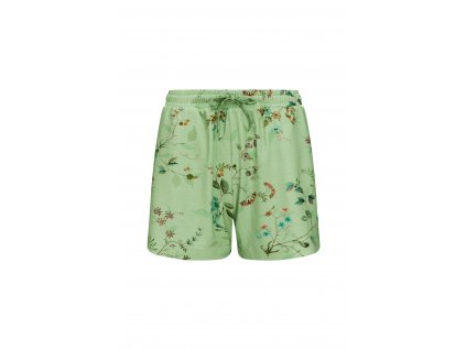 Bob krátké kalhoty Kawai Flower světlá zelená (Velikost XL)