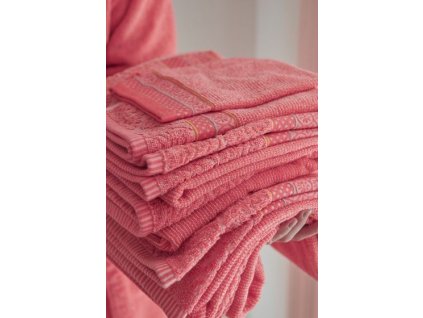 Osuška soft zellige coral towels sfeer 03 3 slož