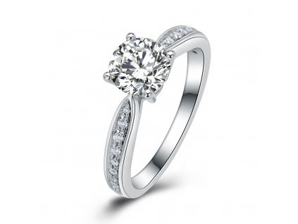 Stříbrný zásnubní prsten COURTNEY od OLIVIE