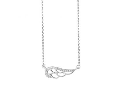 Stříbrný náhrdelník ANDĚLSKÉ KŘÍDLO, vánoční dárek pro ženu ze stříbrnictví OLIVIE.