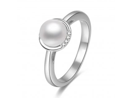 Luxusní stříbrný prsten PERLA ze stříbrnictví OLIVIE.