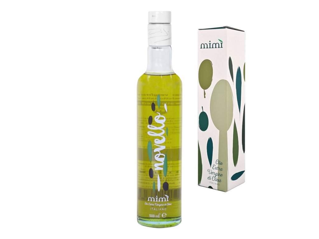 Italský extra panenský olivový olej Mimi Novello 500 ml – první olej sklizně