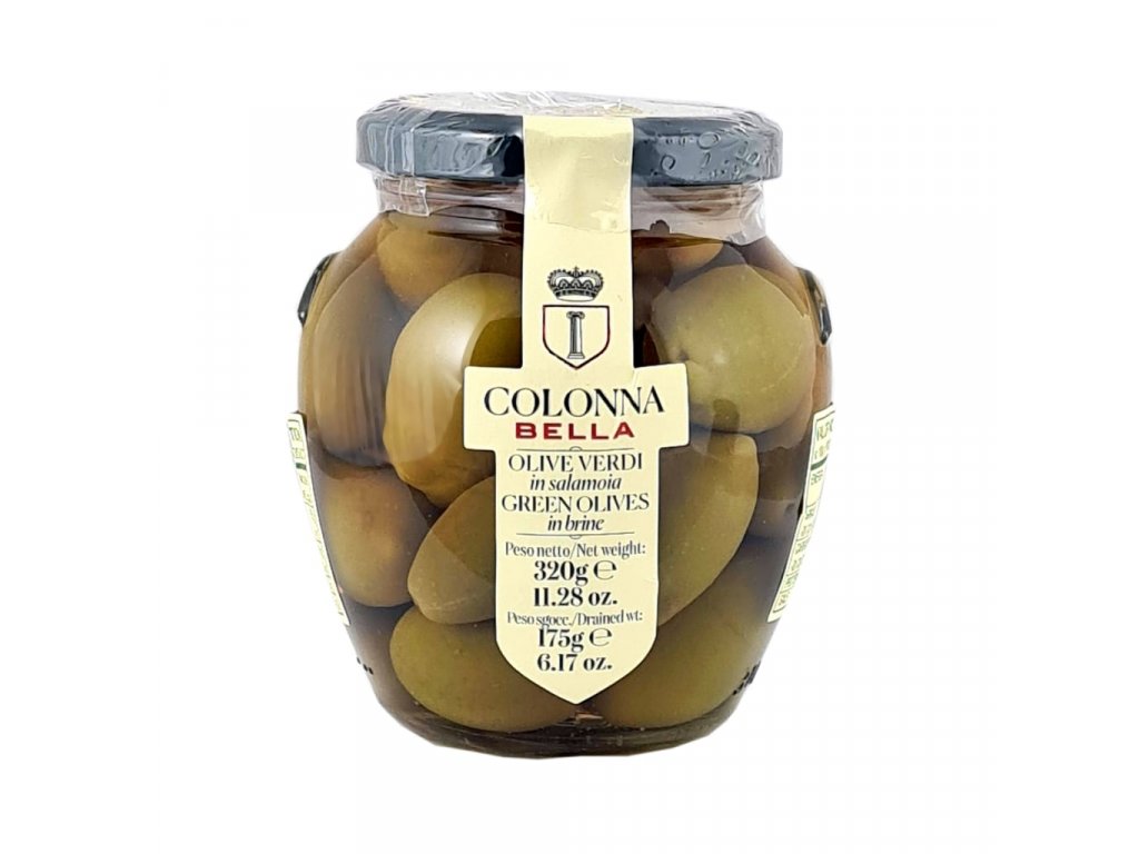 Zelené nakládané olivy Bella Marina Colonna 175 g