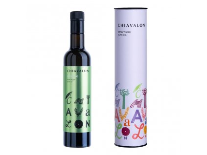 Chiavalon Romano 500 ml - jemný olivový olej v bílé dárkové tubě