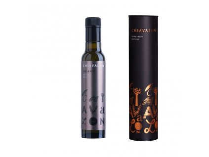 Chiavalon Organic 250 ml - BIO prémiový olivový olej v černé dárkové tubě