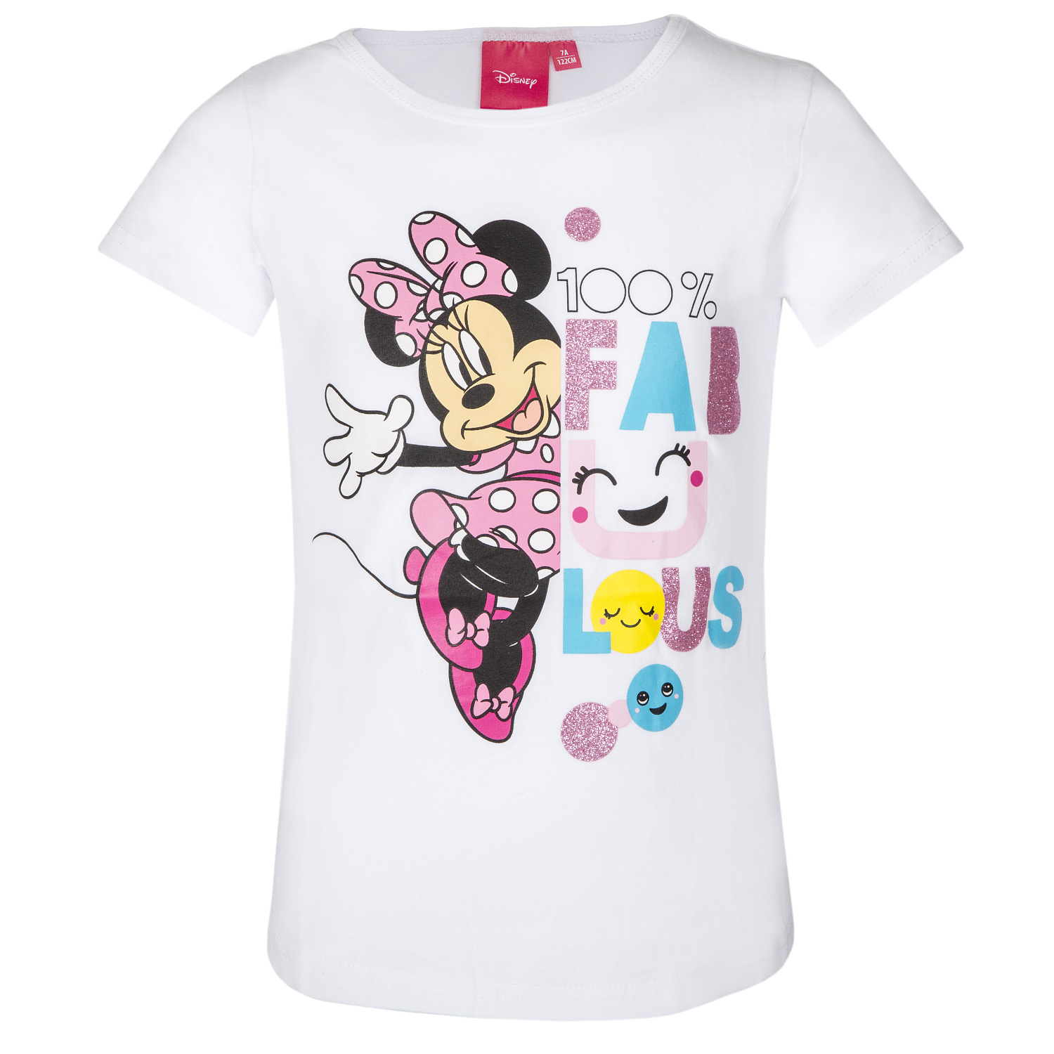 Minnie Mouse - licence Dívčí tričko - Minnie Mouse 201, bílá Barva: Bílá, Velikost: 104