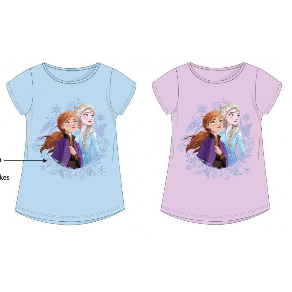Frozen - licence Dívčí tričko - Frozen FR - 250, fialková Barva: Fialková, Velikost: 140