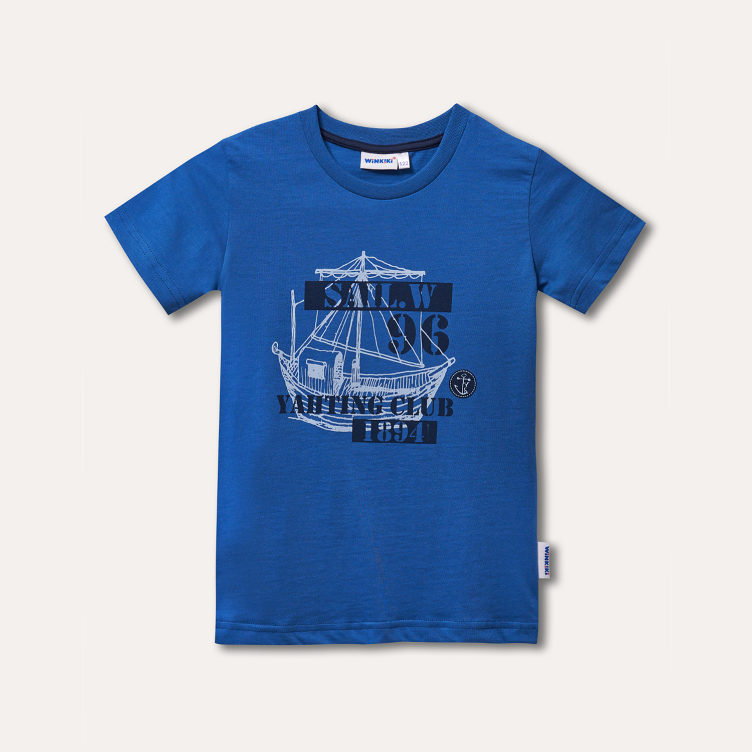 Chlapecké triko - WINKIKI WKB 01703, modrá/ 380 Barva: Modrá, Velikost: 98