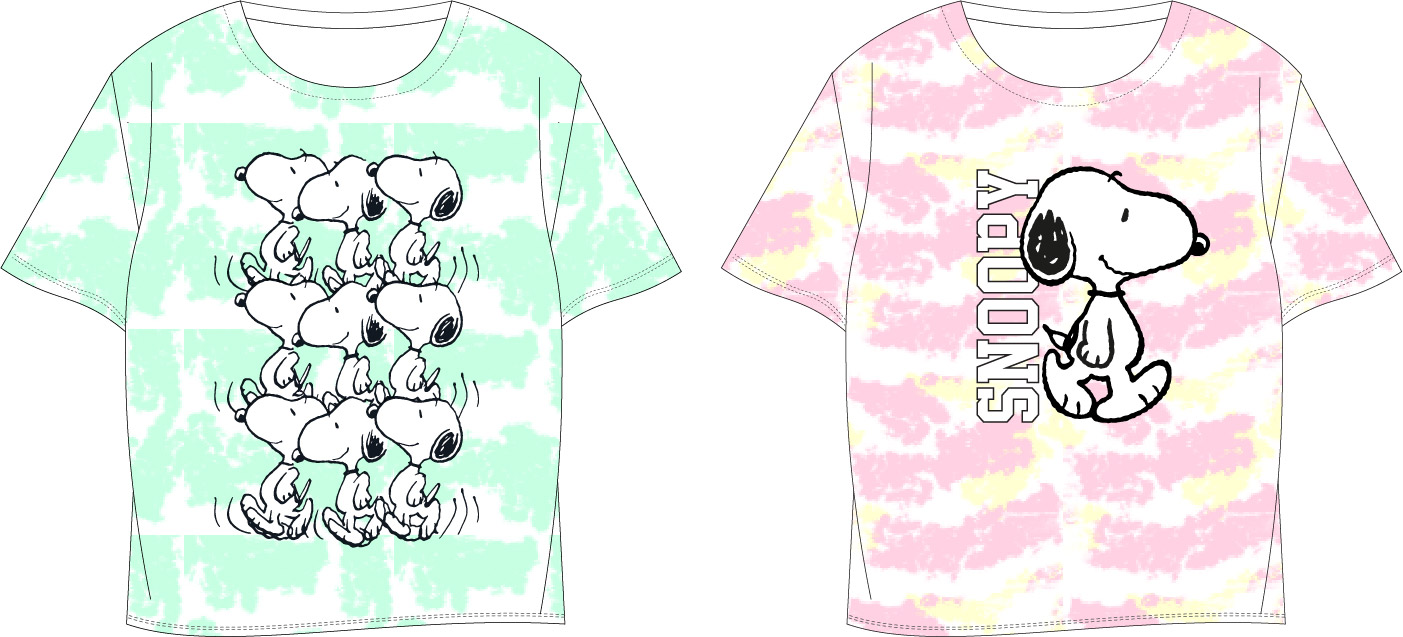 Snoopy - licence Dívčí tričko - Snoopy 5202573, lososová Barva: Lososová, Velikost: 158
