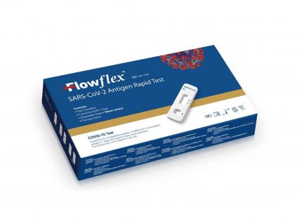 10x FlowFlex Antigenní rychlotest na COVID-19 z přední části nosu - PRO SEBETESTOVÁNÍ