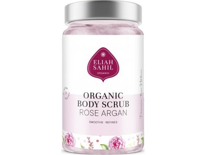 Tělový peeling růže a argan, 256 g