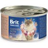Brit Premium by Nature Konzerva pro kočky kuře s rýží, 200 g