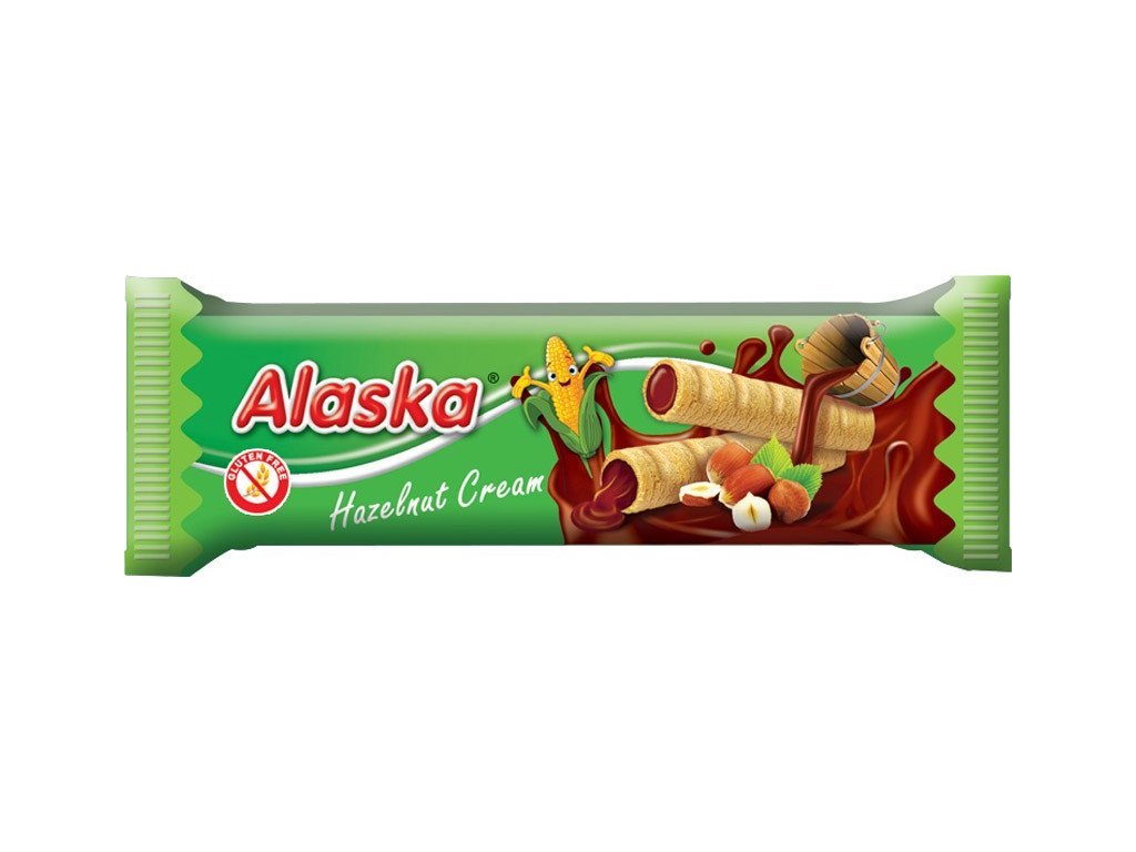 Alaska Trubičky 18g Oříškové