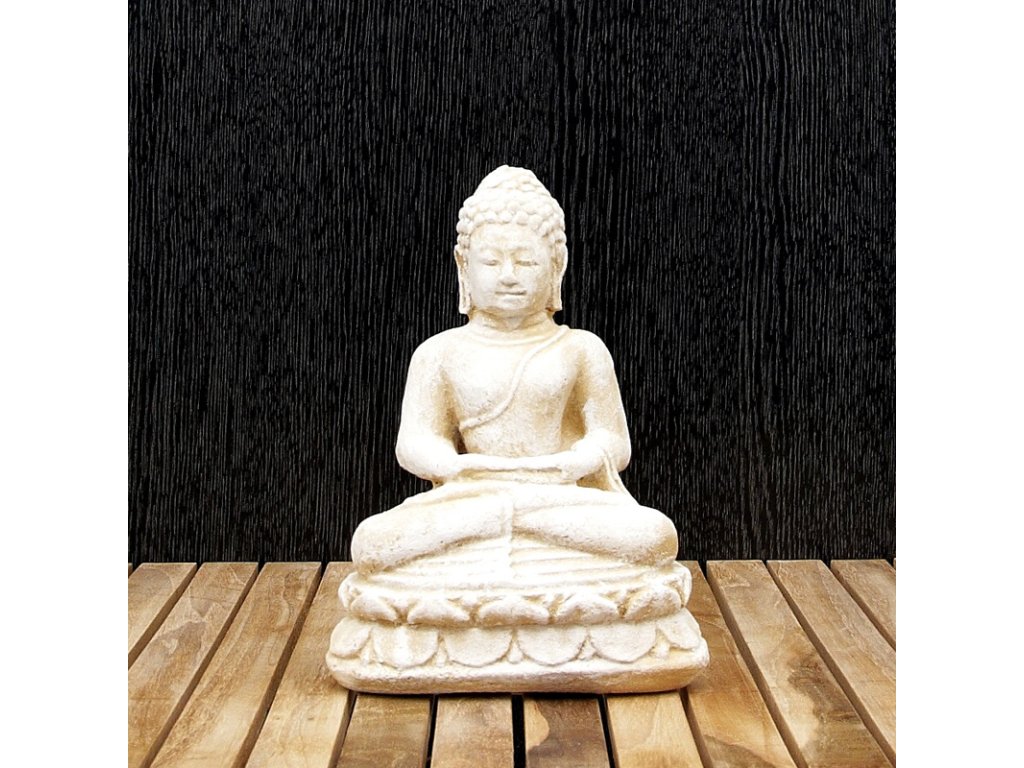 Soška kámen Buddha Meditation 21 cm