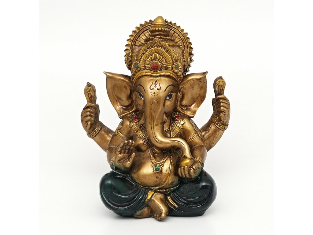 Soška resin Ganesha 24 cm