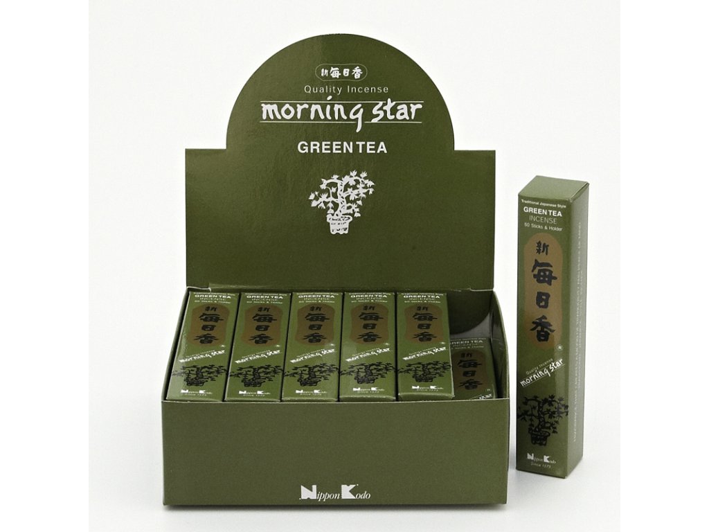 Japonské vonné tyčinky Nippon M/S 50 ks Green Tea