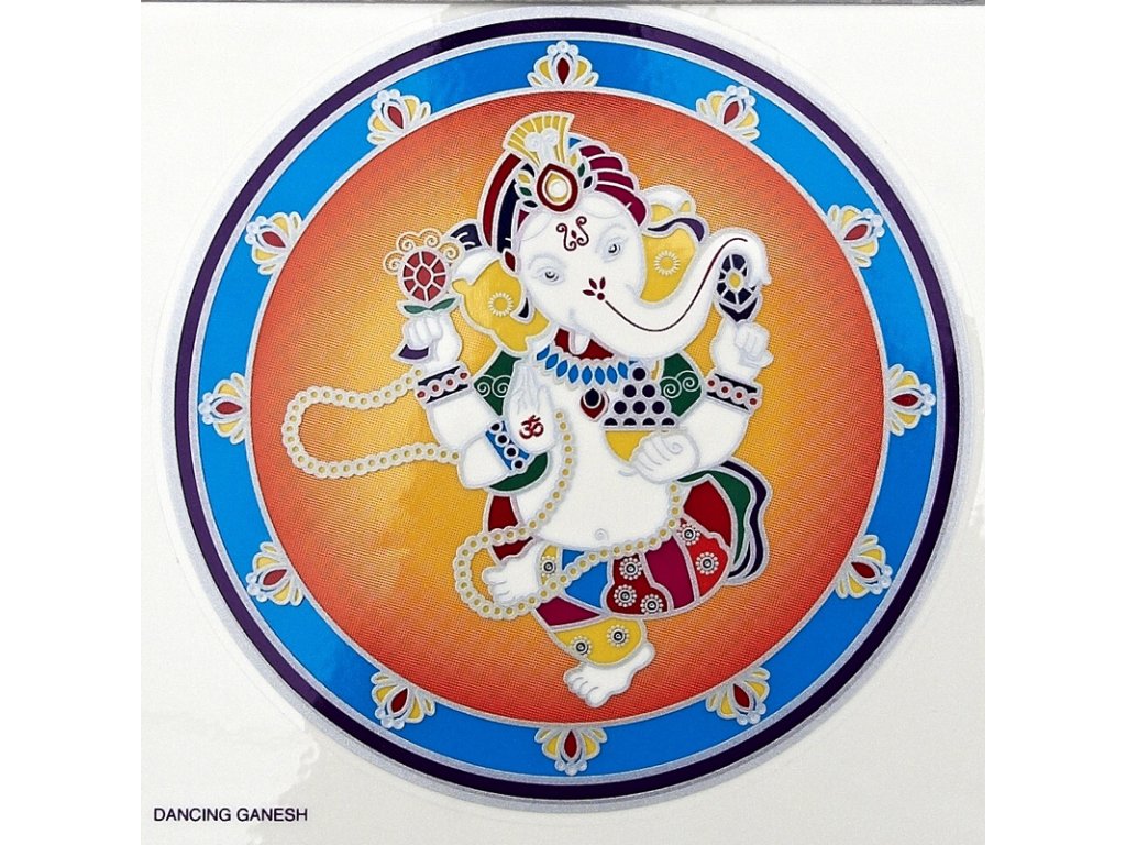 Mandala Sunseal V Dancing Ganesh