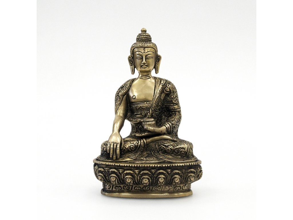 Soška kov Buddha 19,5 cm 02