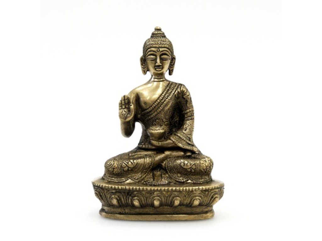 Soška kov Buddha 13,5 cm IV