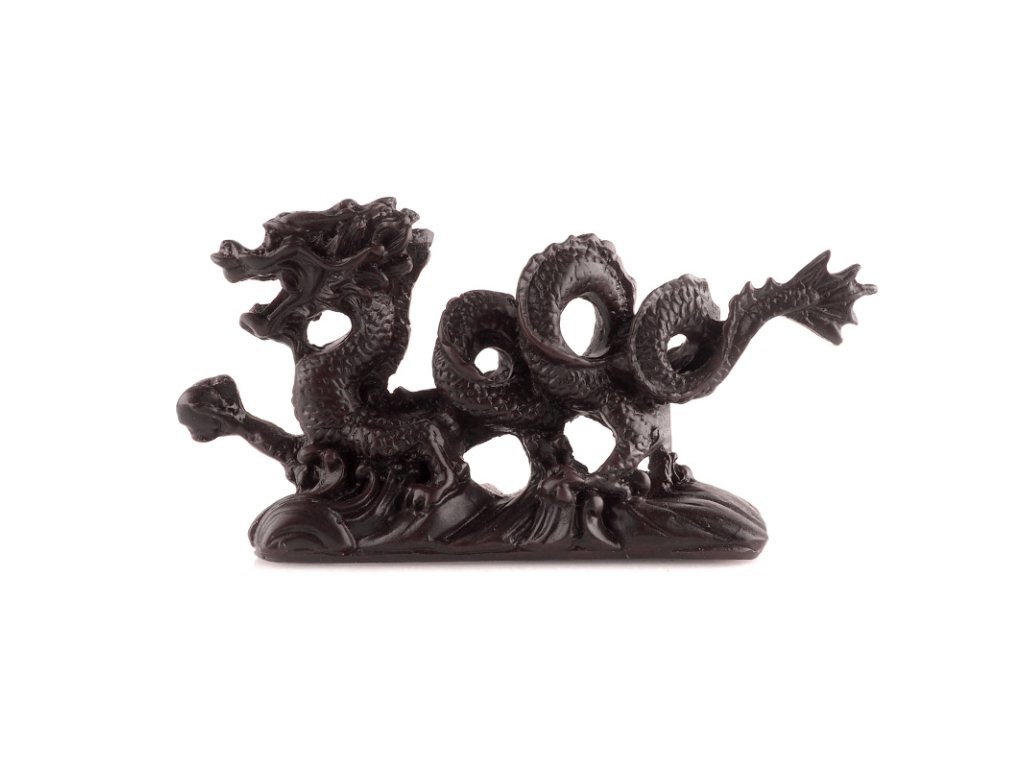 Soška resin Čínský drak 8 cm