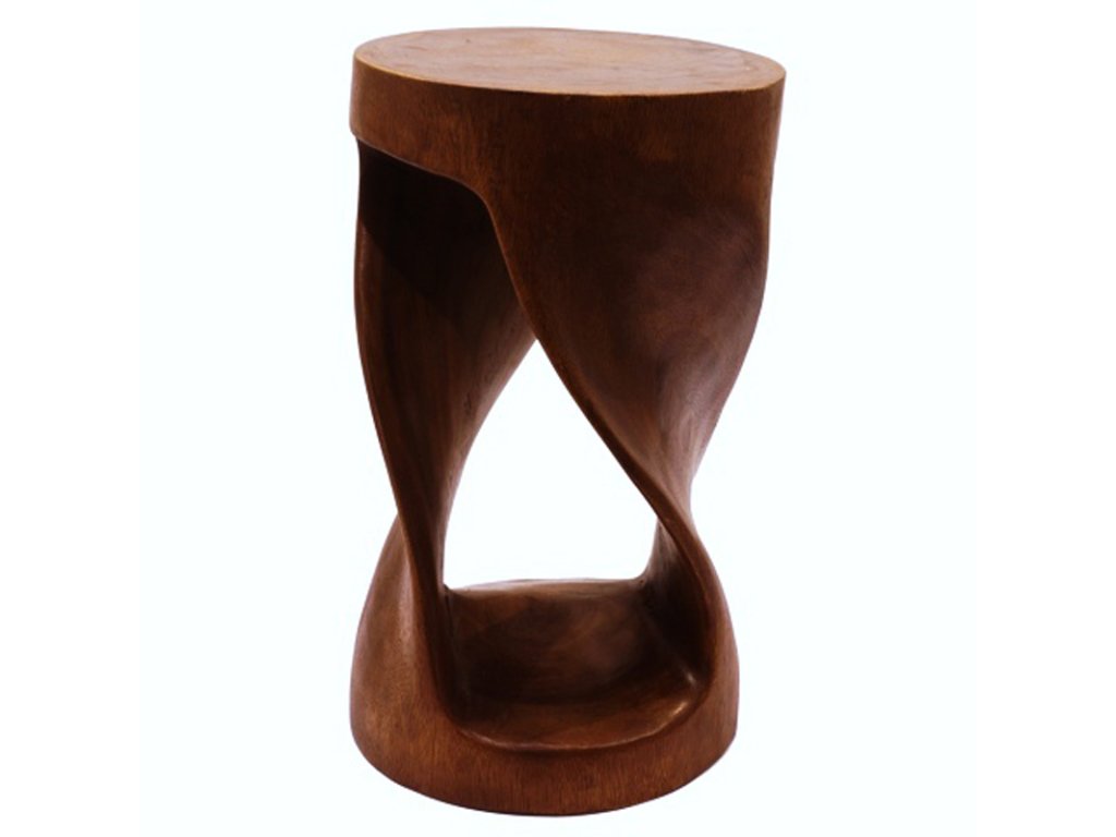 Stolička dřevo Round Twist