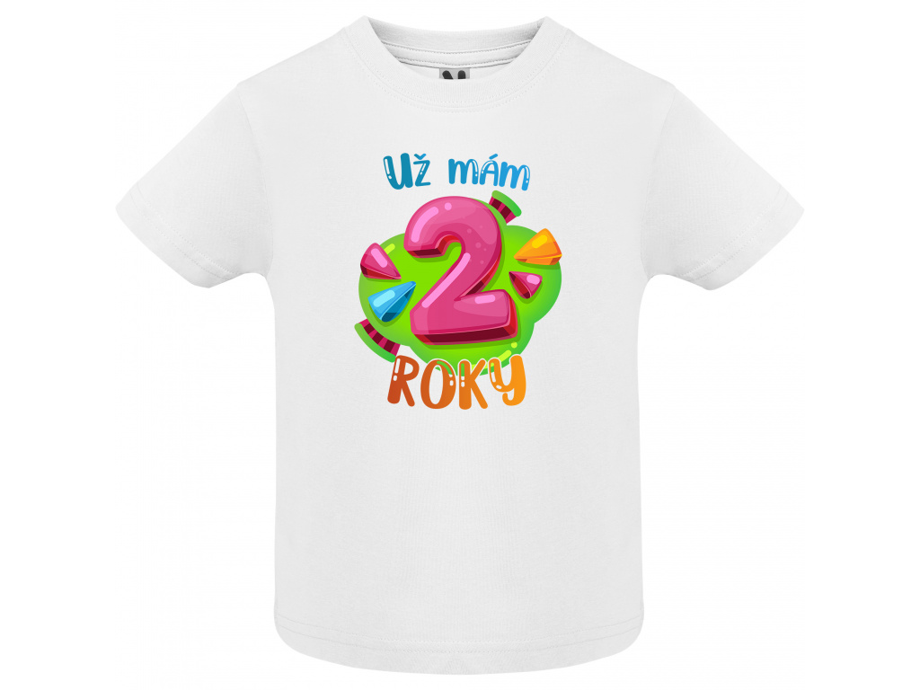 Dětské tričko - Už mám 2 roky