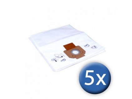 Fleece filter bag 5ks 107419593 - Filtračné vrecká pre vysávače Nilfisk ATTIX 33-44