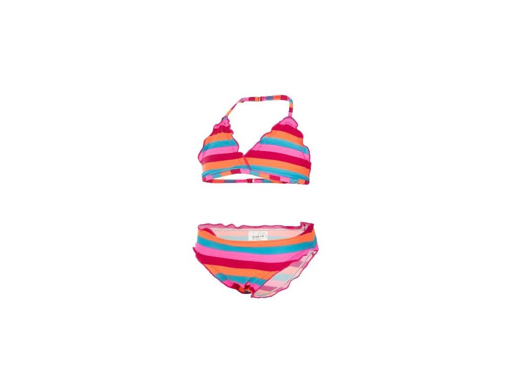Kvalitní dětské dívčí dvoudílné rychleschnoucí plavky s UV ochranou Bikini Vivi Color Kids UPF 40+