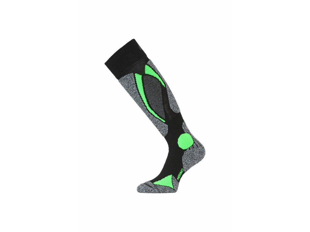 Lasting SWC 906 černá merino ponožky lyžařské