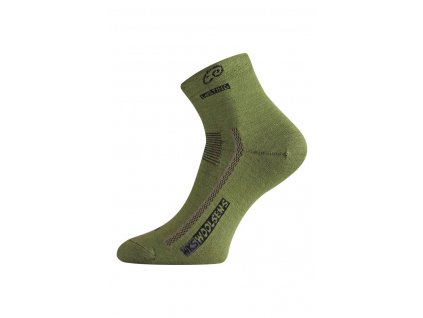 Lasting WKS 689 zelená vlněné ponožky
