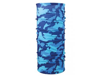 Husky multifunkční šátek   Printemp modrá camouflage