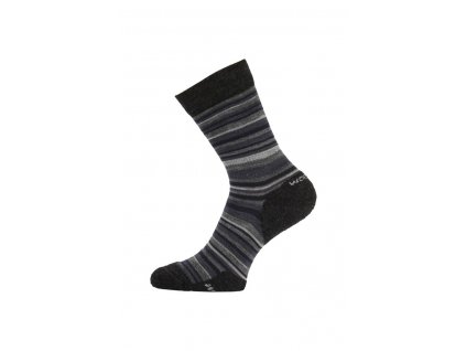 Lasting WPL 805 šedé vlněné ponožky