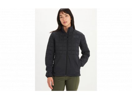 marmot women s echo featherless hybrid jacket black 01