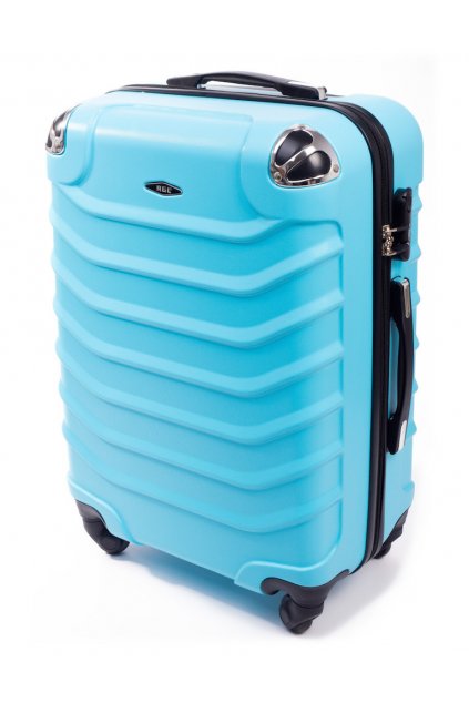Cestovní kufr RGL 730 světle modrý - L