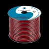 Kábel na reproduktory 2x0,5mm červeno čierny 100m