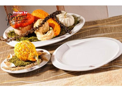Esíčko extra velký jídelní talíř bílý 36 cm  - Paramit - 6406-36W