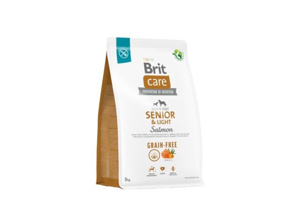 brit care dog grain free seniorlight 3kg