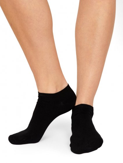 černé kotníkové ponožky feratt