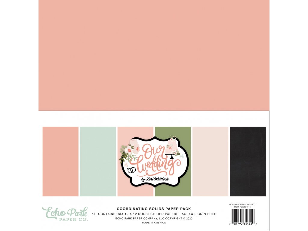 OW224015 Our Wedding Solids Kit