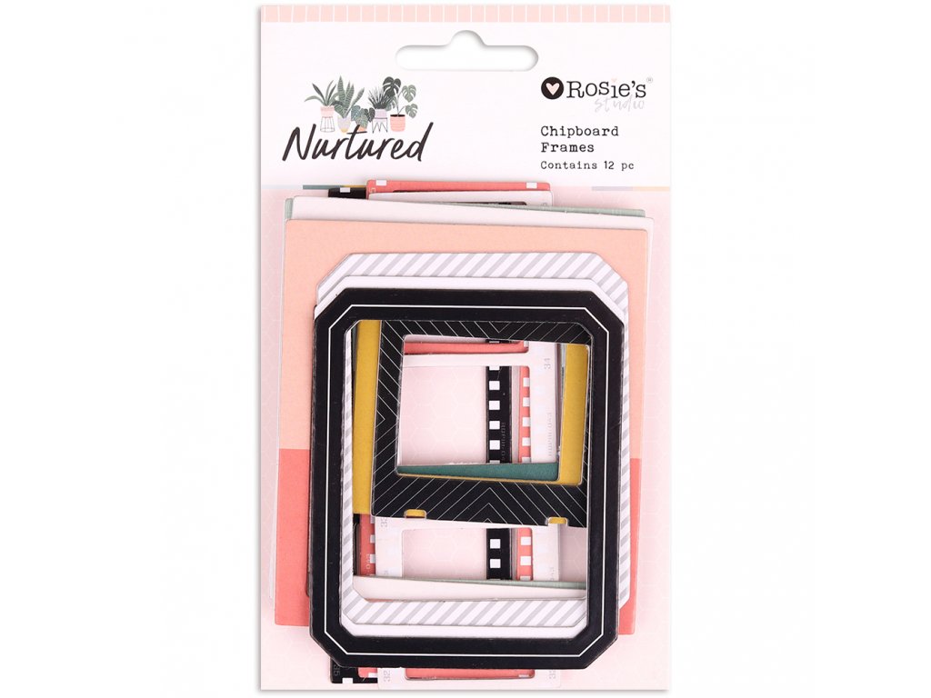 167968 Rosies studio NU cardmaking scrapbooking papercraft supplies Chipboard Frames WEB
