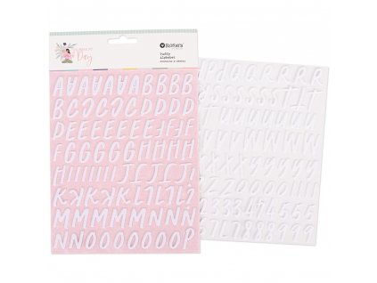 167845 rosies studio cardmaking scrapbooking papercraft supplies YMD puffy alphabet stickers