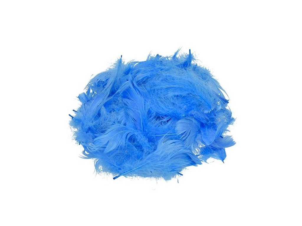 Peříčka modrá cca 110 ks