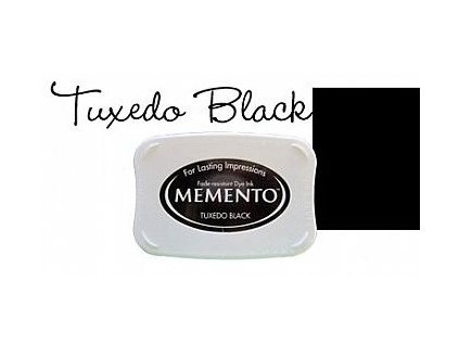 Razítkovací polštářek Memento černý velký