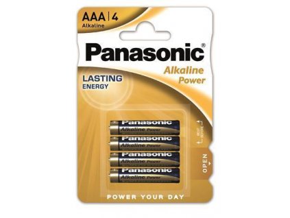 Baterie "Alkaline power", AAA 4 ks, PANASONIC